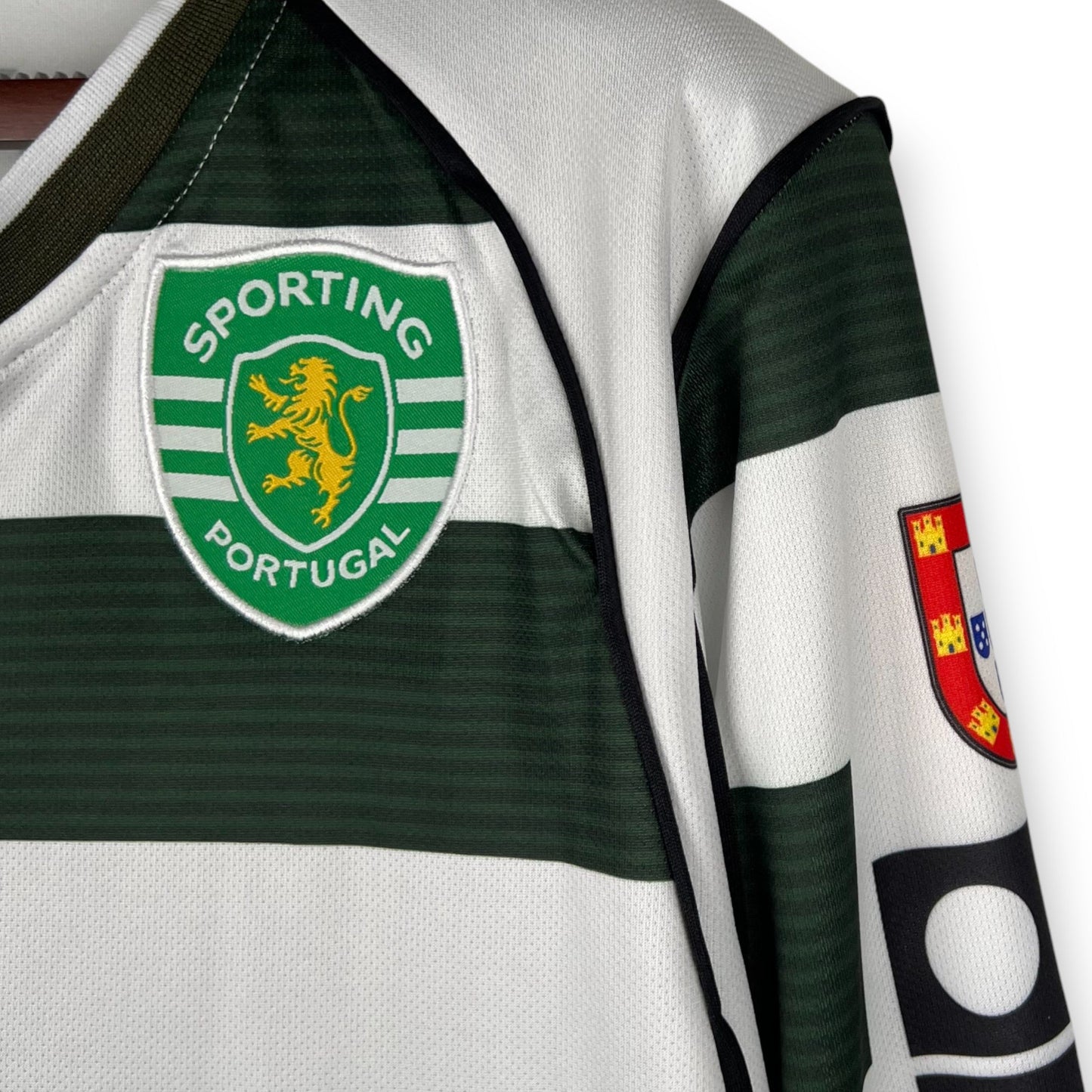 Camiseta Sporting de Lisboa 2001–2002 Titel – Manga Larga