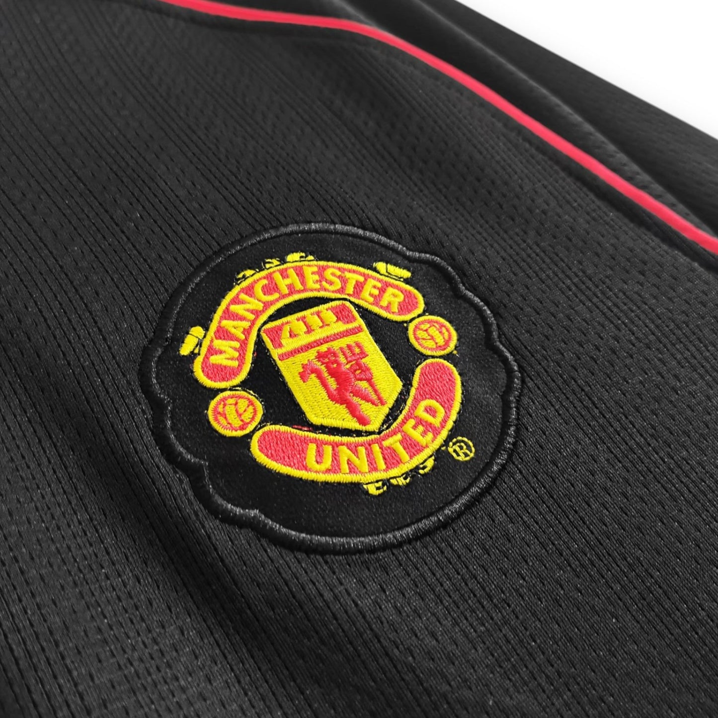 Camiseta Manchester United 2007-2008 Visitante Manga Larga