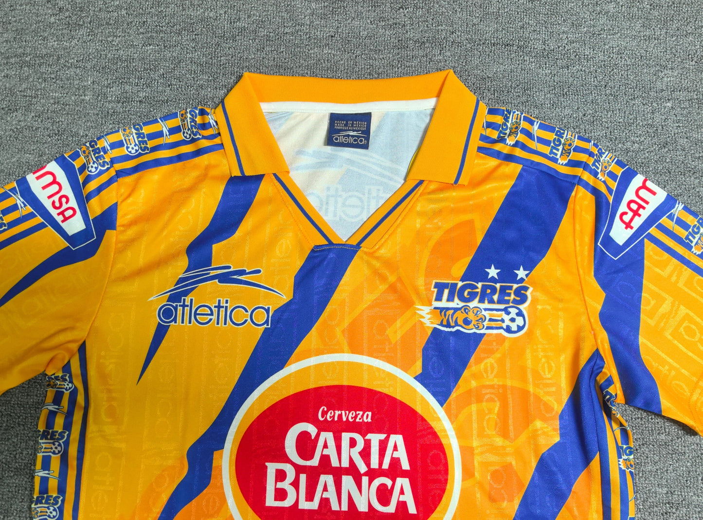 Camiseta Tigres 1997-1998 Titular