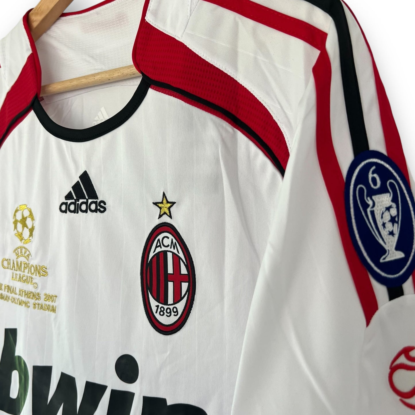Camiseta AC Milan 2006-2007 Visitante Final UCL
