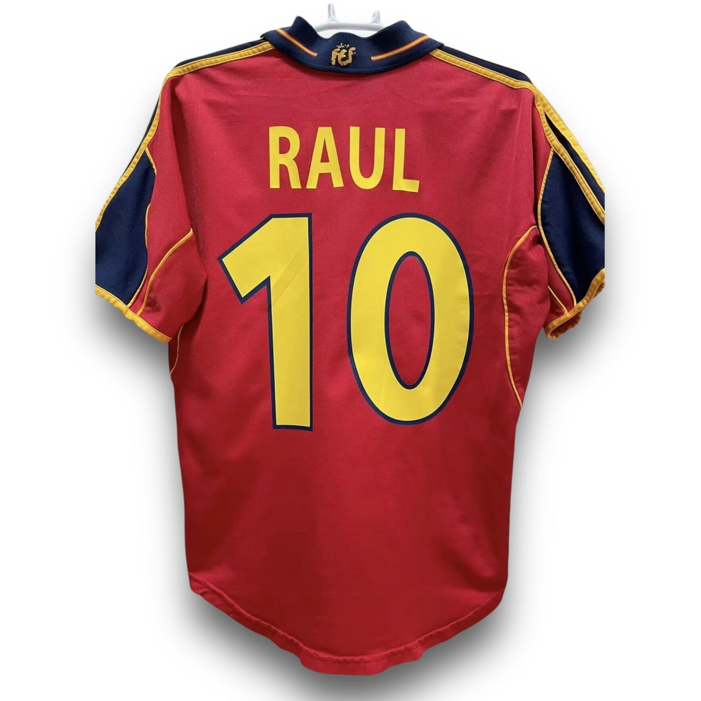 Maillot Espagne 2000 Domicile Raul 10