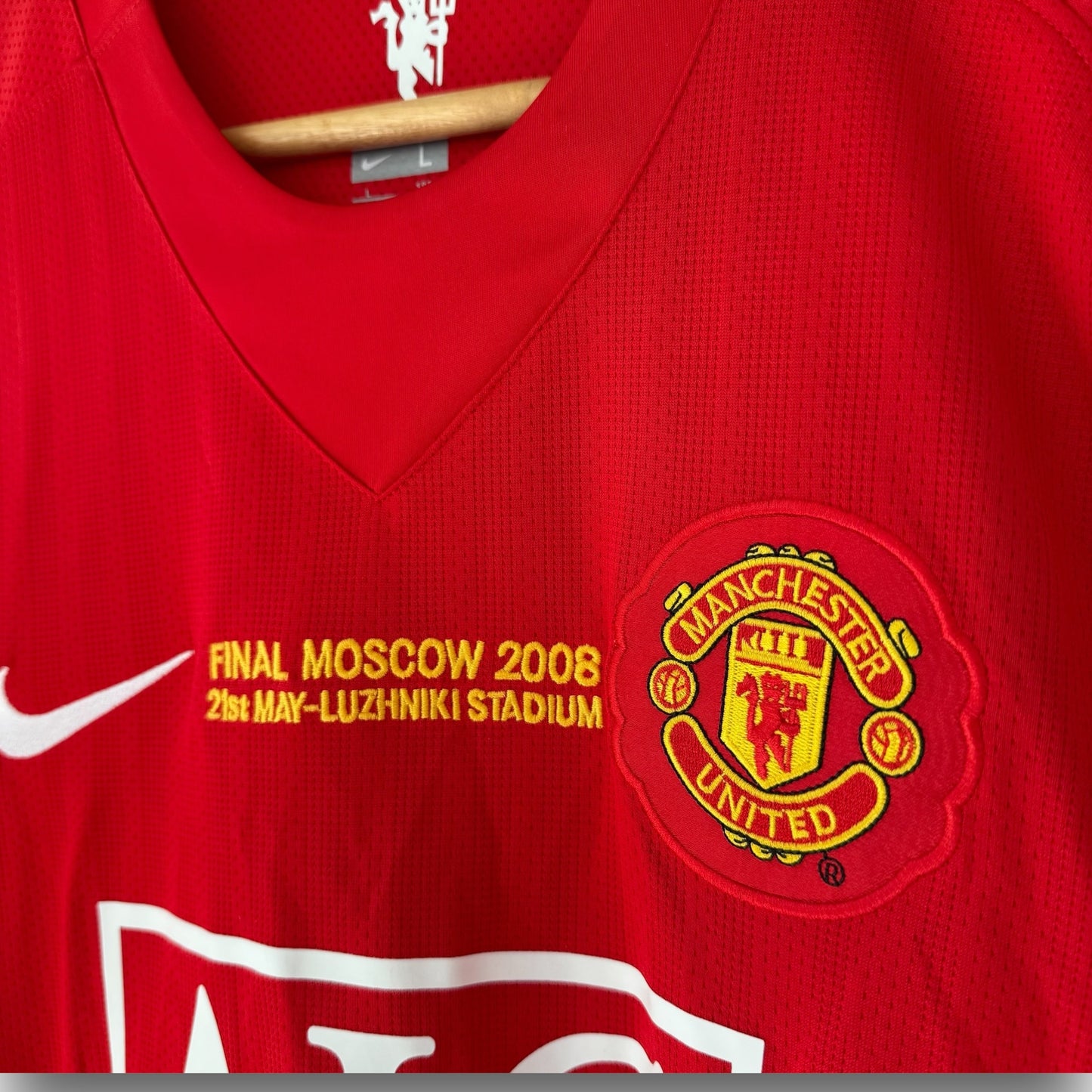 Camiseta Manchester United 2007-2008 Titular Final UCLFinal UCL