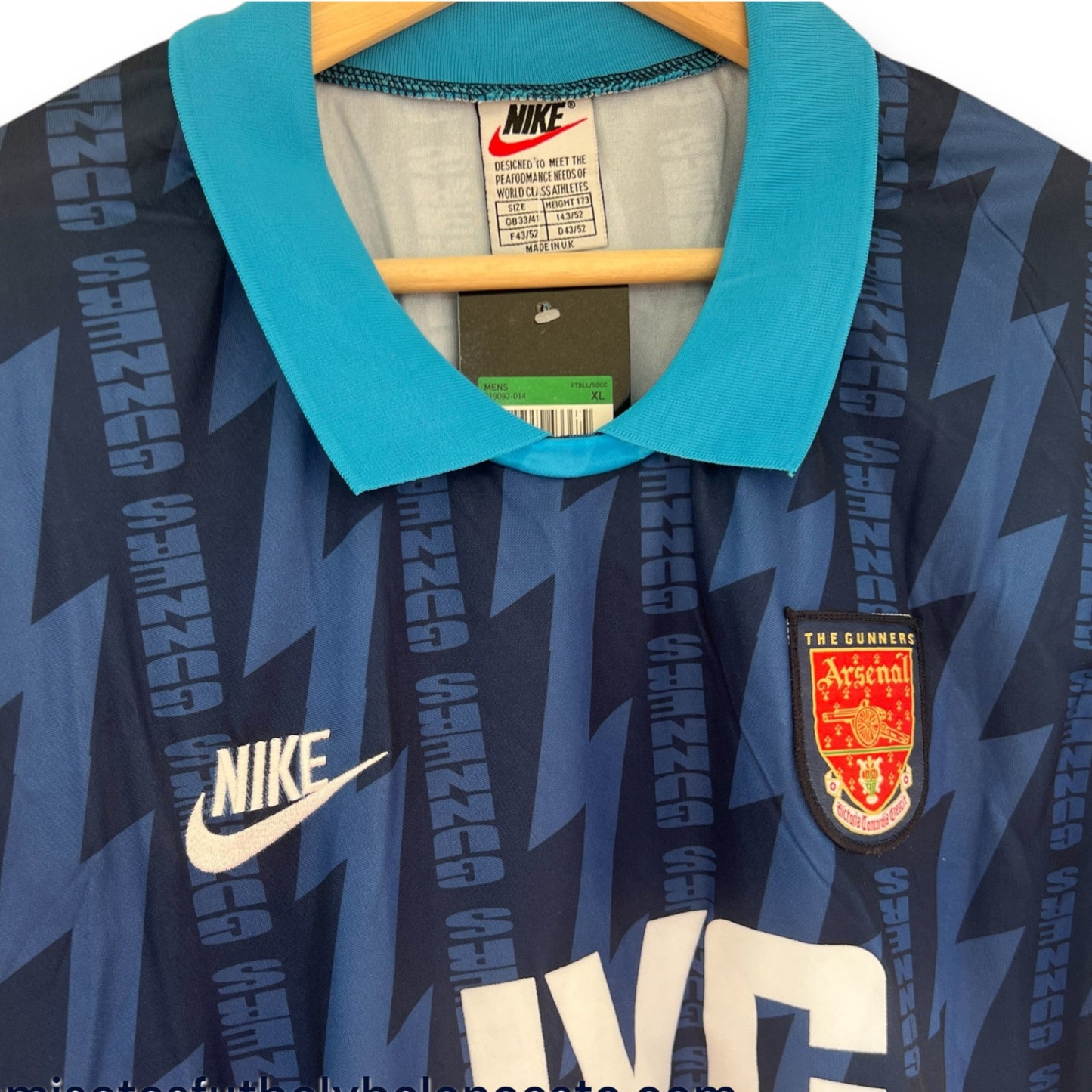 Camiseta Arsenal 1994-1995 Visitante