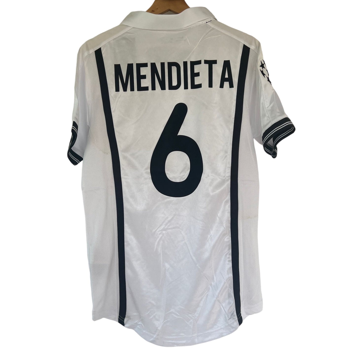 Maillot Valencia CF 2000-2001 Domicile Finale UCL Mendieta 6