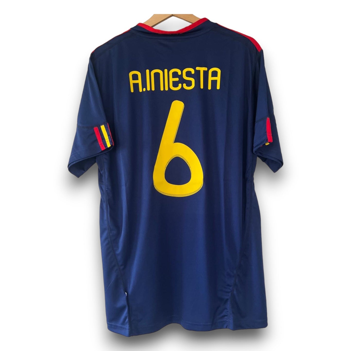 Maillot Espagne 2010 Extérieur Iniesta 6