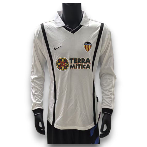 Camiseta Valencia CF 2000-2001 Titular Manga Larga