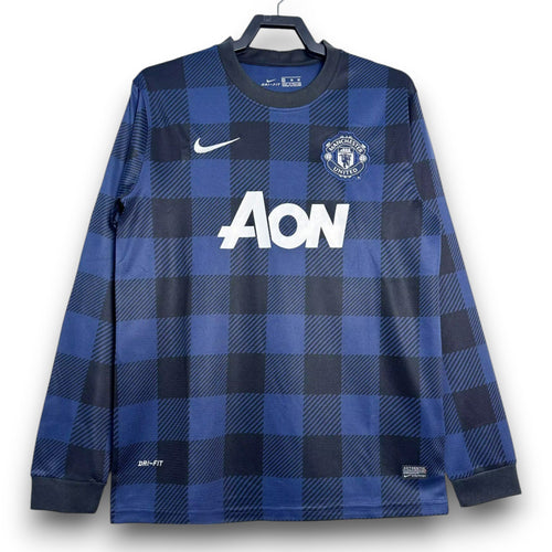 Camiseta Manchester United 2013-2014 Visitante Manga Larga
