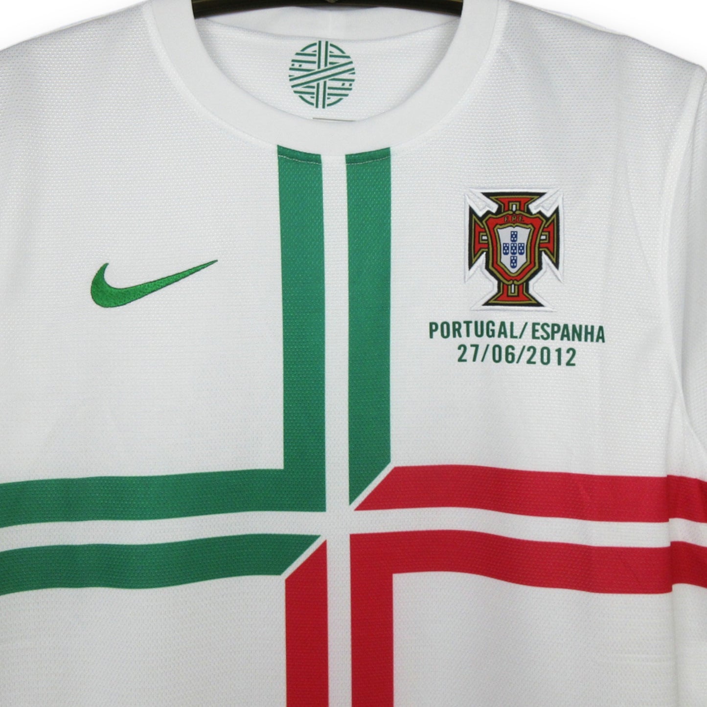 Camiseta Portugal 2012 Visitante Manga Larga