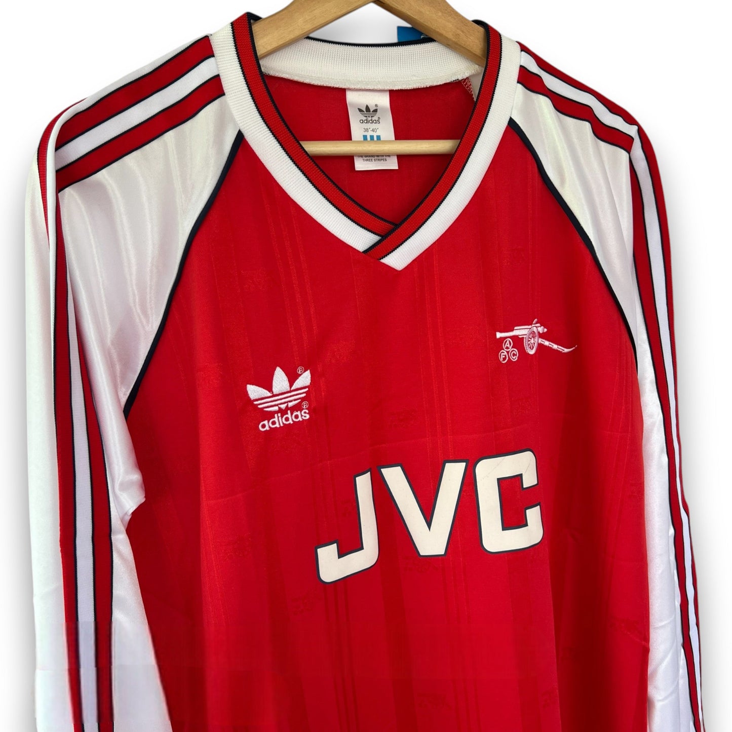 Camiseta Arsenal 1988-1989 Titular Manga Larga