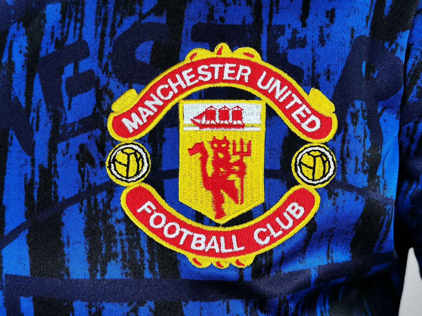 Manchester United Trikot 1992-1993 Auswärts Langarm