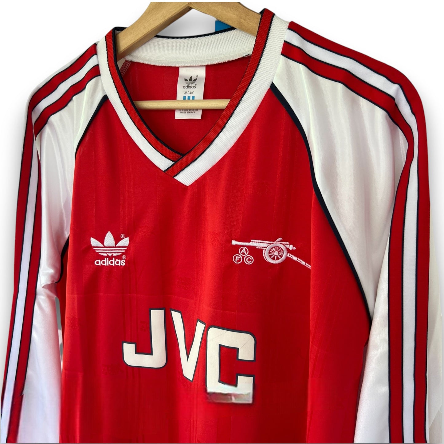 Camiseta Arsenal 1988-1989 Titular Manga Larga