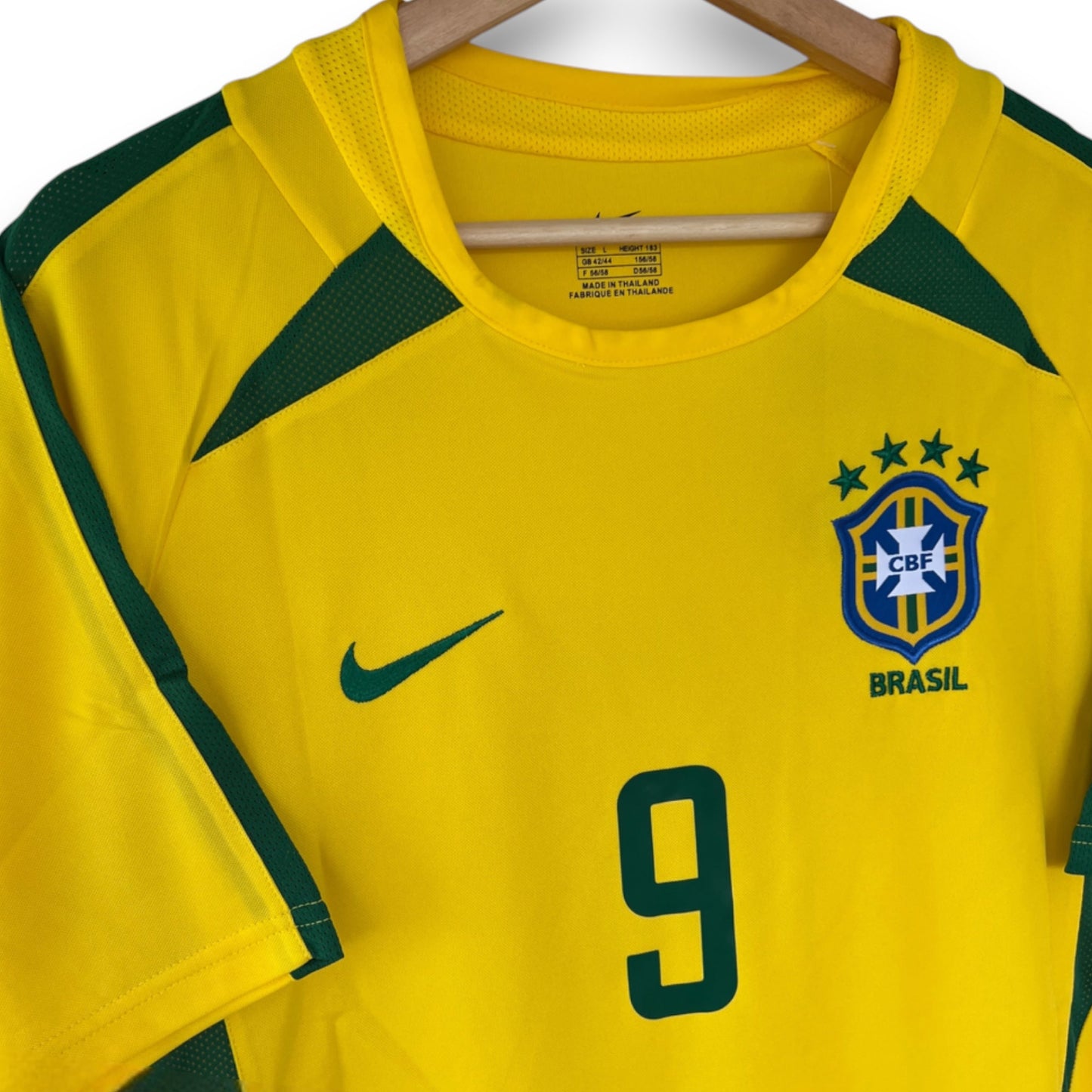 Camiseta Brasil 2002 Titular R9