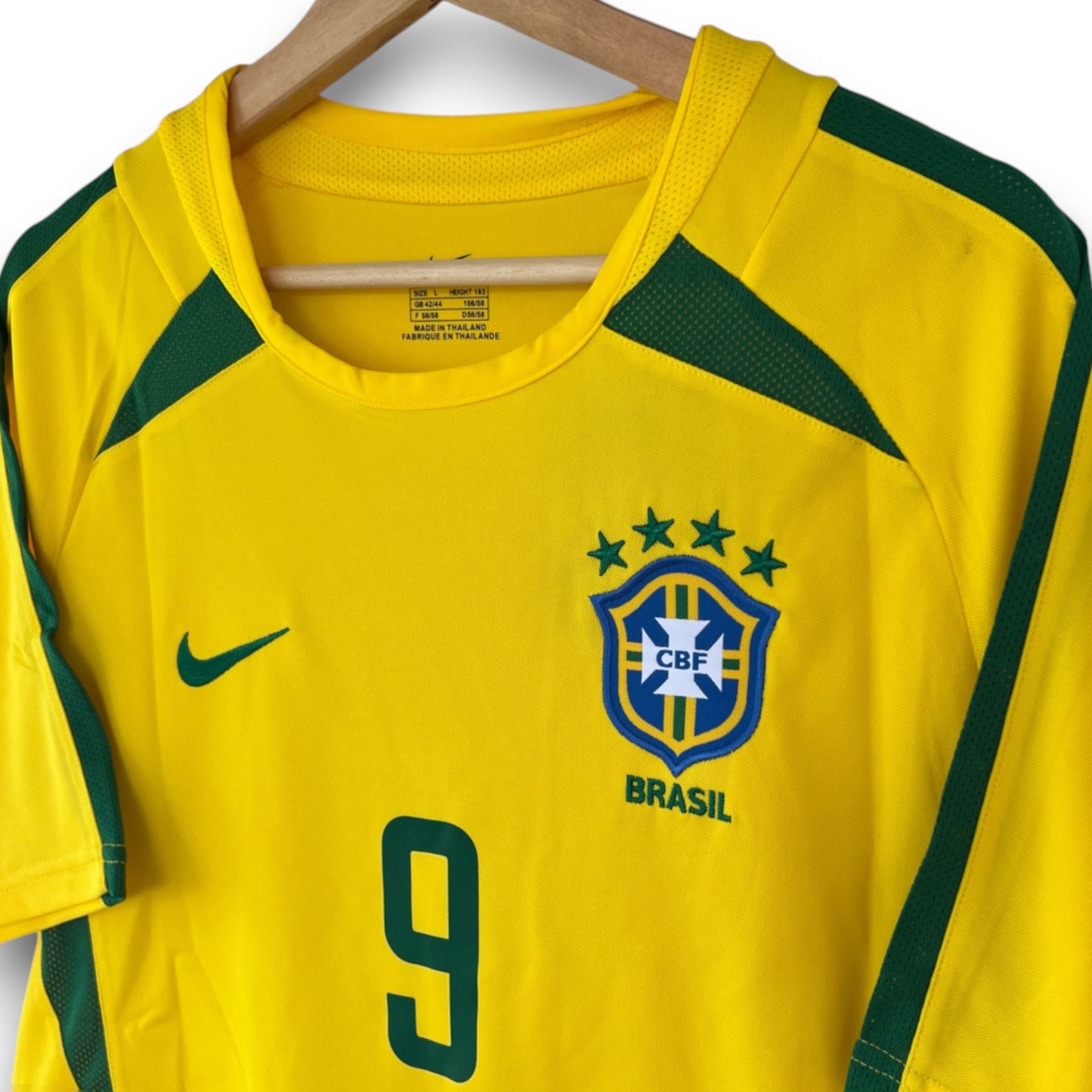 Camiseta Brasil 2002 Titular R9