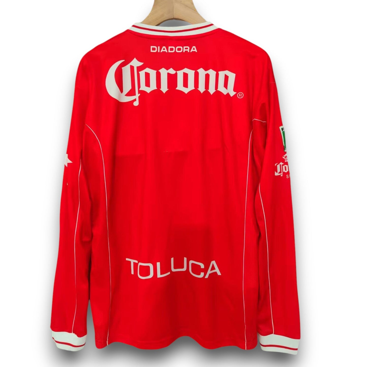 Camiseta Deportivo Toluca 1998-1999 Titular Manga Larga