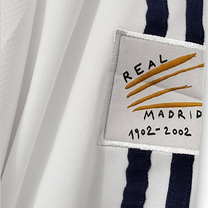 Camiseta Real Madrid 2001-2002 Titular Manga Larga