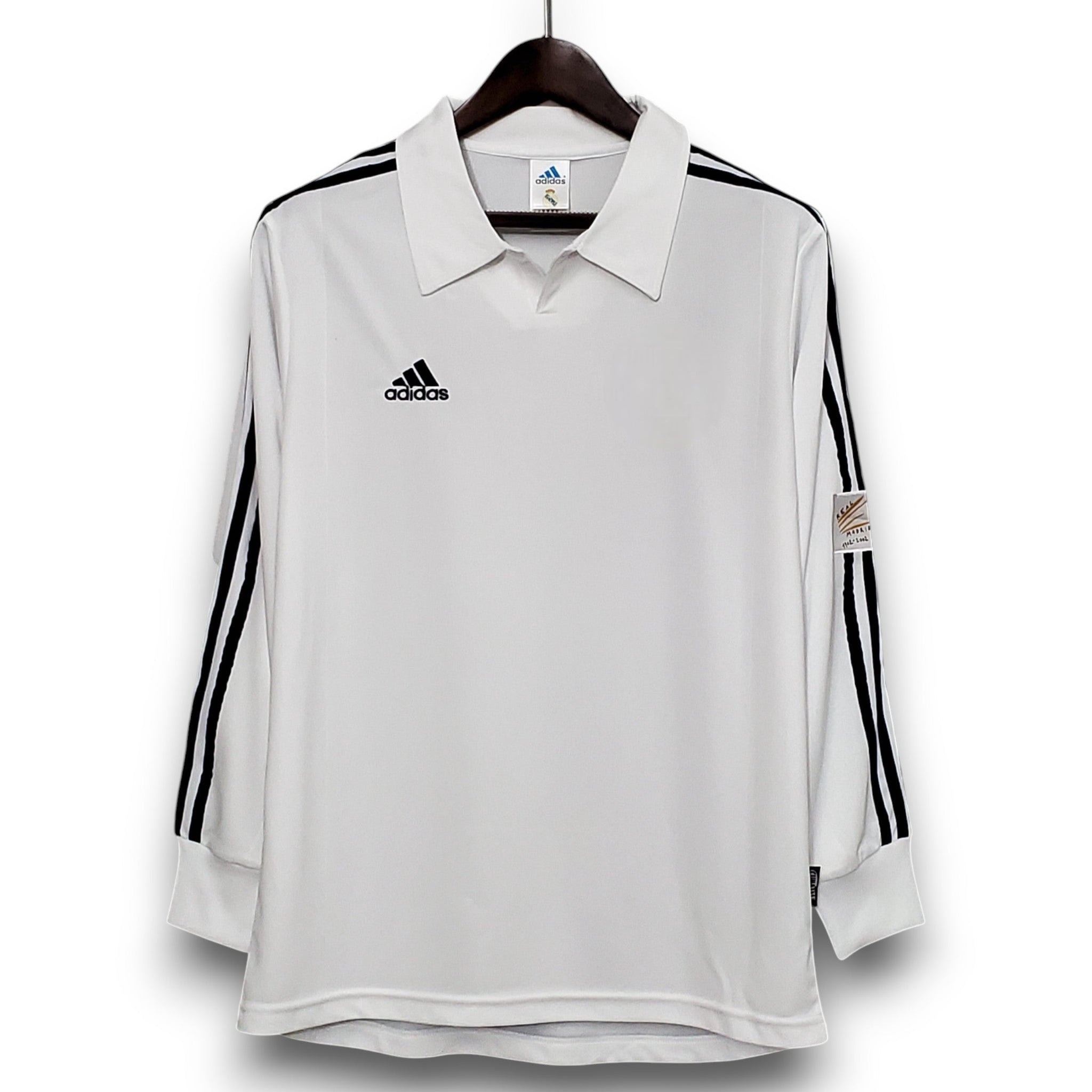 Real Madrid 2001-2002 Home Long Sleeve Shirt