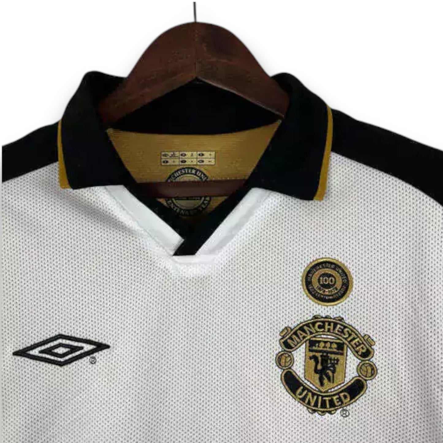 Camiseta Manchester United 2001-2002 Centenario (Reversible)