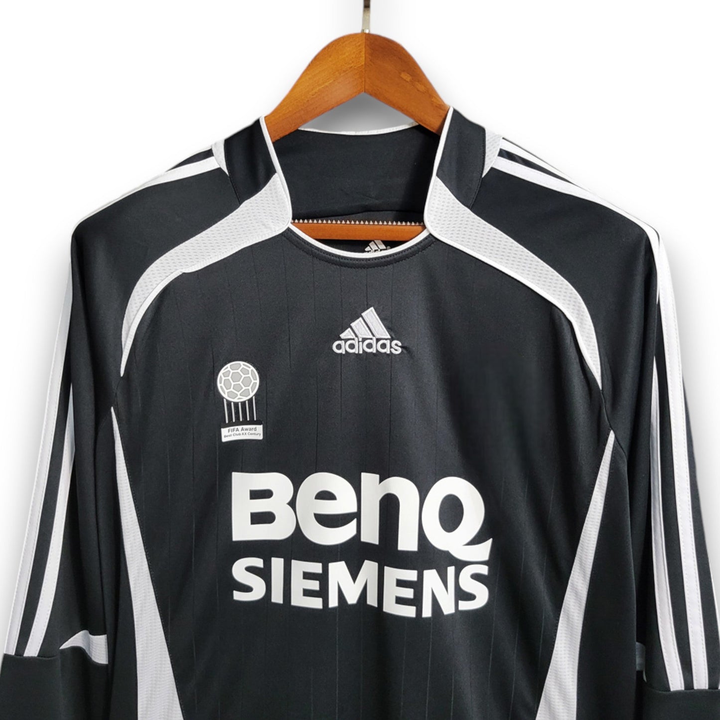 Camiseta Real Madrid 2006-2007 Visitante Manga Larga