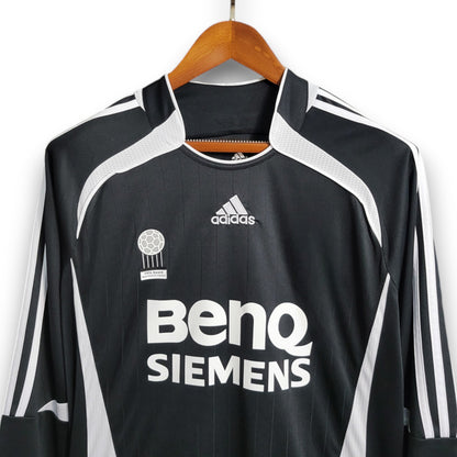 Camiseta Real Madrid 2006-2007 Visitante Manga Larga