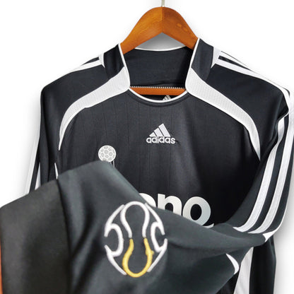 Camiseta Real Madrid 2006-2007 Visitante Manga Larga
