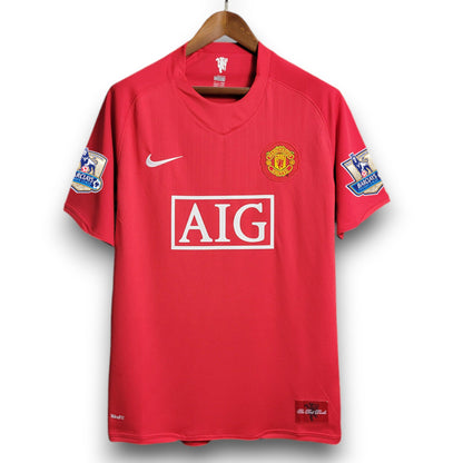 Camiseta Manchester United 2007-2008 Titular