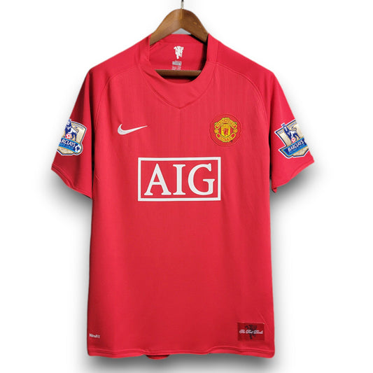 Camiseta Manchester United 2007-2008 Titular