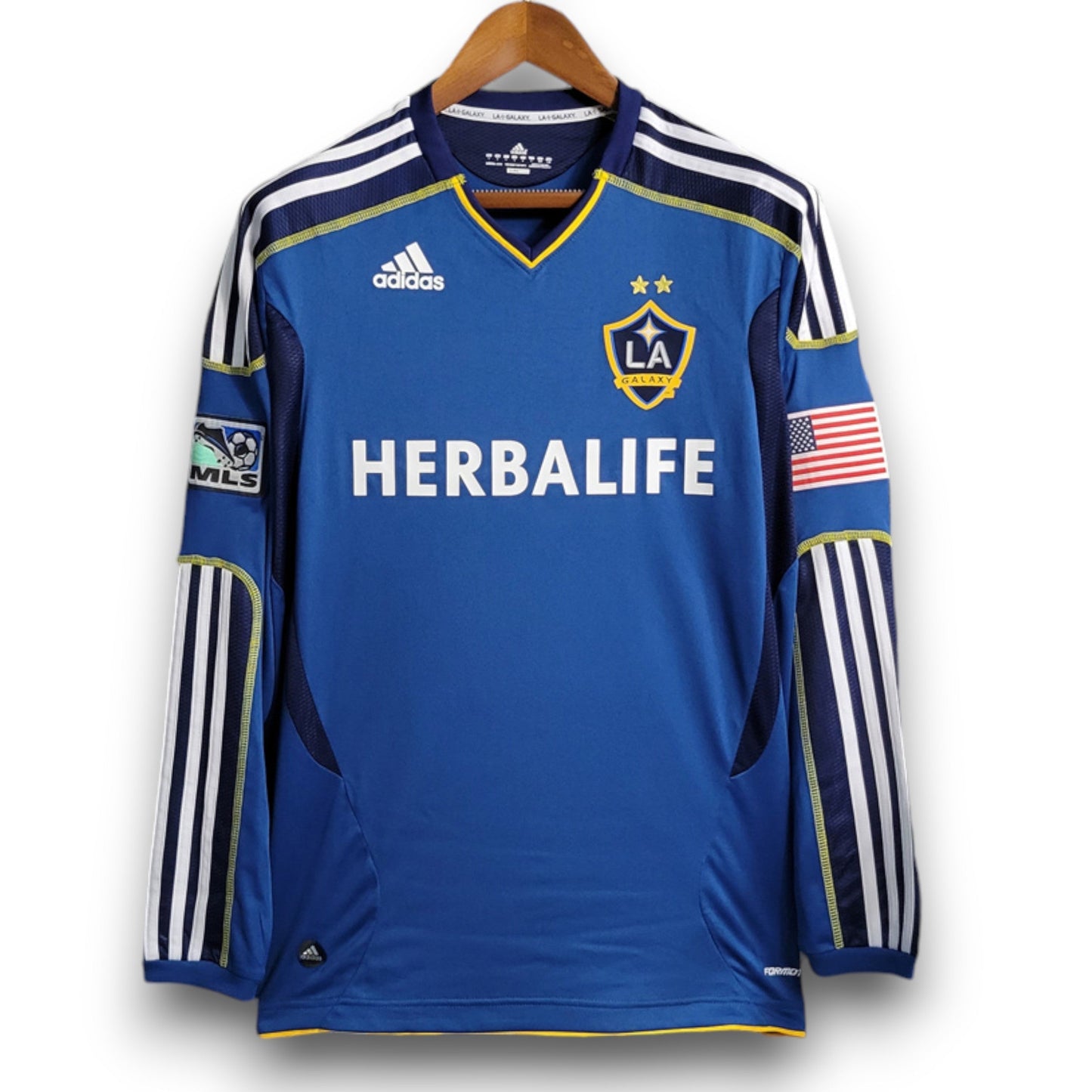 Camiseta L.A Galaxy 2011-2012 Visitante Manga Larga