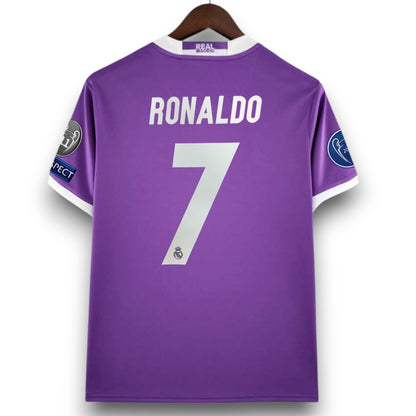 Camiseta Real Madrid 2016-2017 Visitante Final UCL CR7