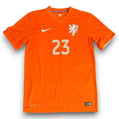 Camiseta Holanda 2014 Titular Van der Vaart 23