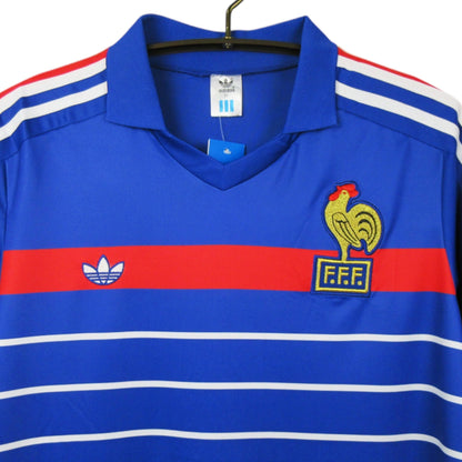 Frankreich Trikot 1984 Heim Langarm