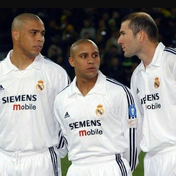 Camiseta Real Madrid 2001-2002 Titular Manga Larga
