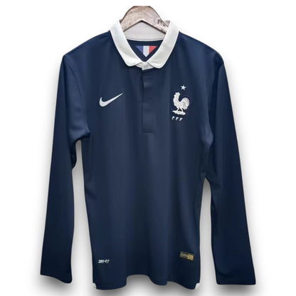 Camiseta Francia 2014 Titular Manga Larga