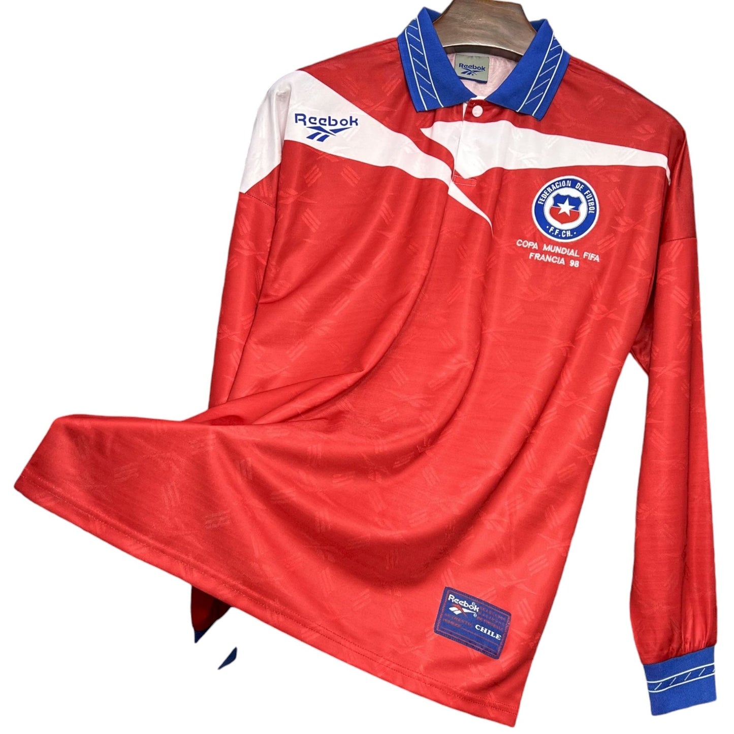 Maillot Chili 1998 Domicile Manches longues