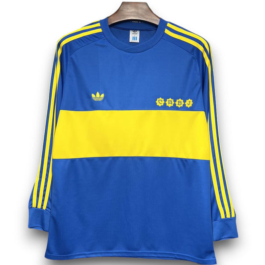 Camiseta Boca Juniors 1981 Titular Manga Larga