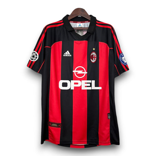 Camiseta AC Milan 2000-2001  Local UCL