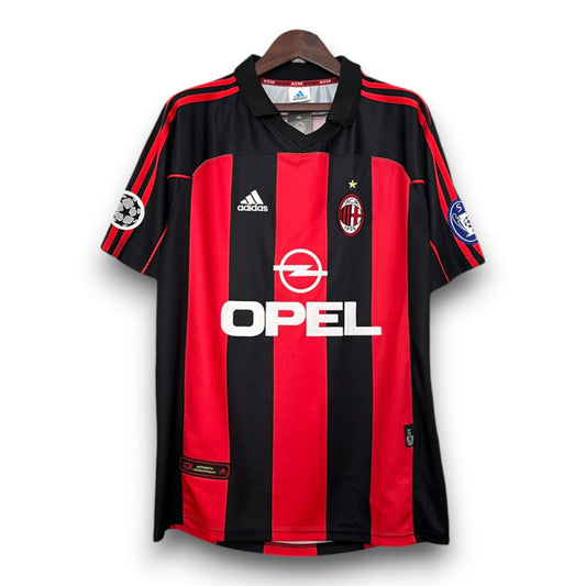 Camiseta AC Milan 2000-2001  Local UCL