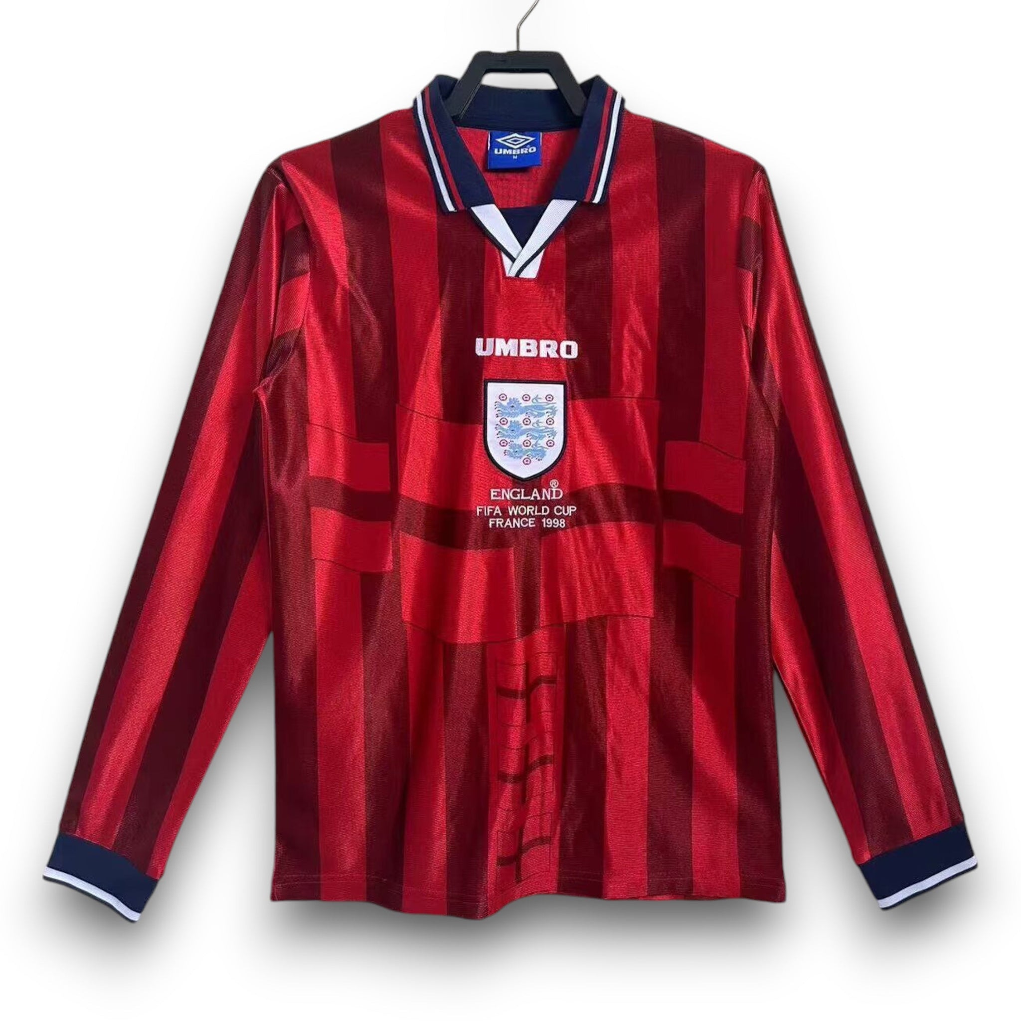 England 1998 Auswärts-Langarmtrikot
