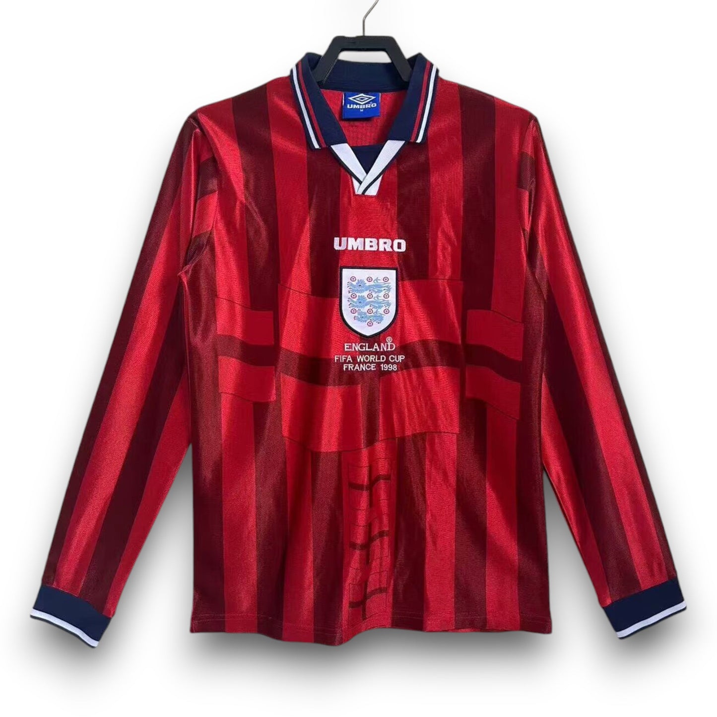 Maillot Angleterre 1998 Extérieur Manches Longues