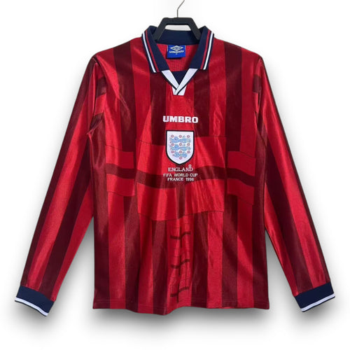 Maillot Angleterre 1998 Extérieur Manches Longues