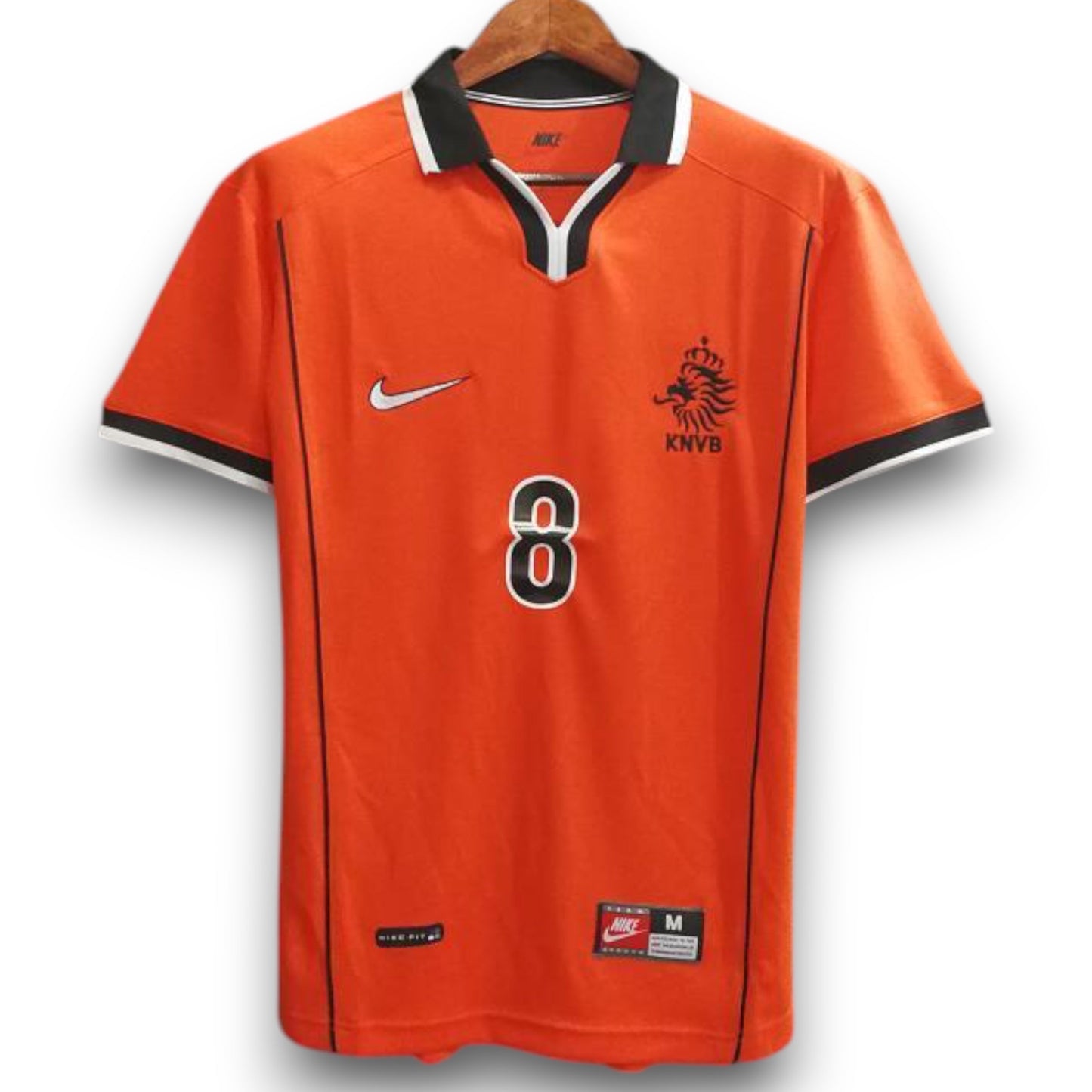 Maillot Pays-Bas 1998 Domicile Bergkamp 8