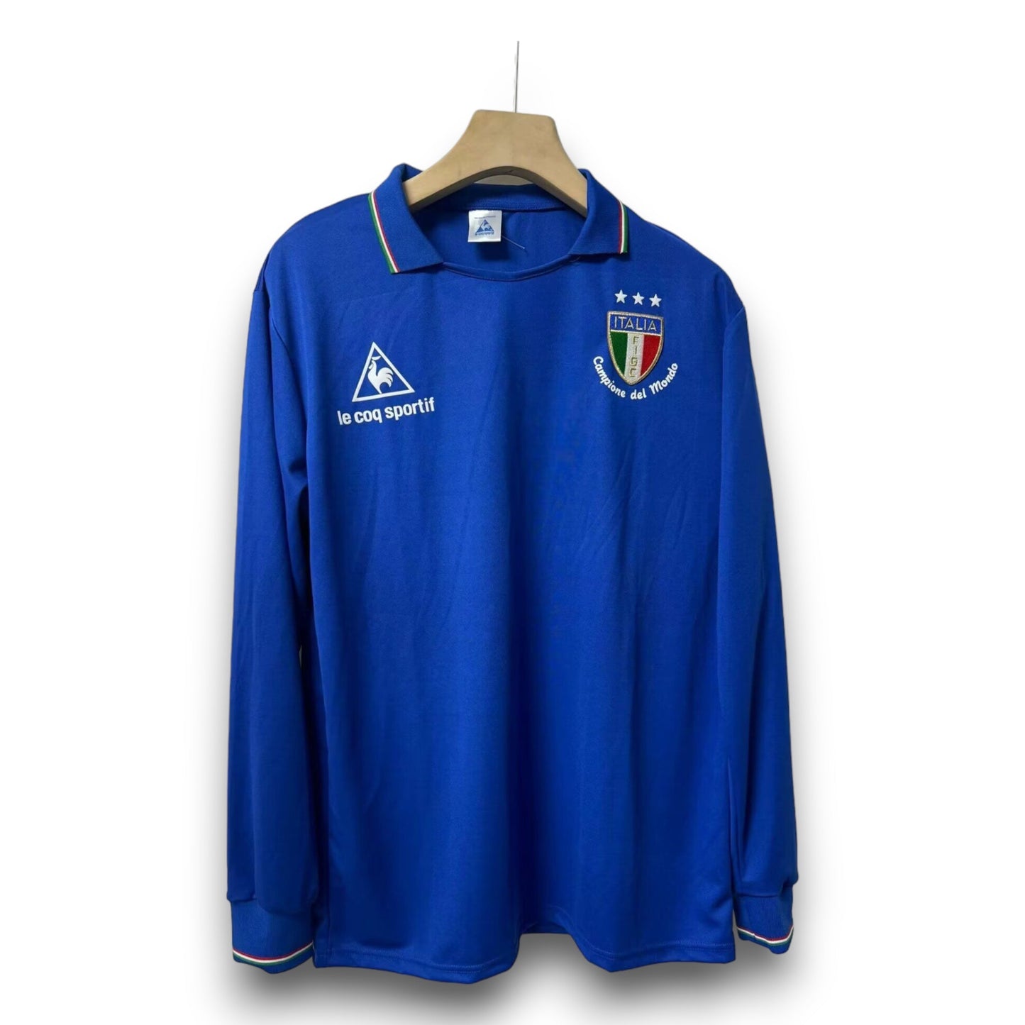 Camiseta Italia 1982 Titular Manga Larga