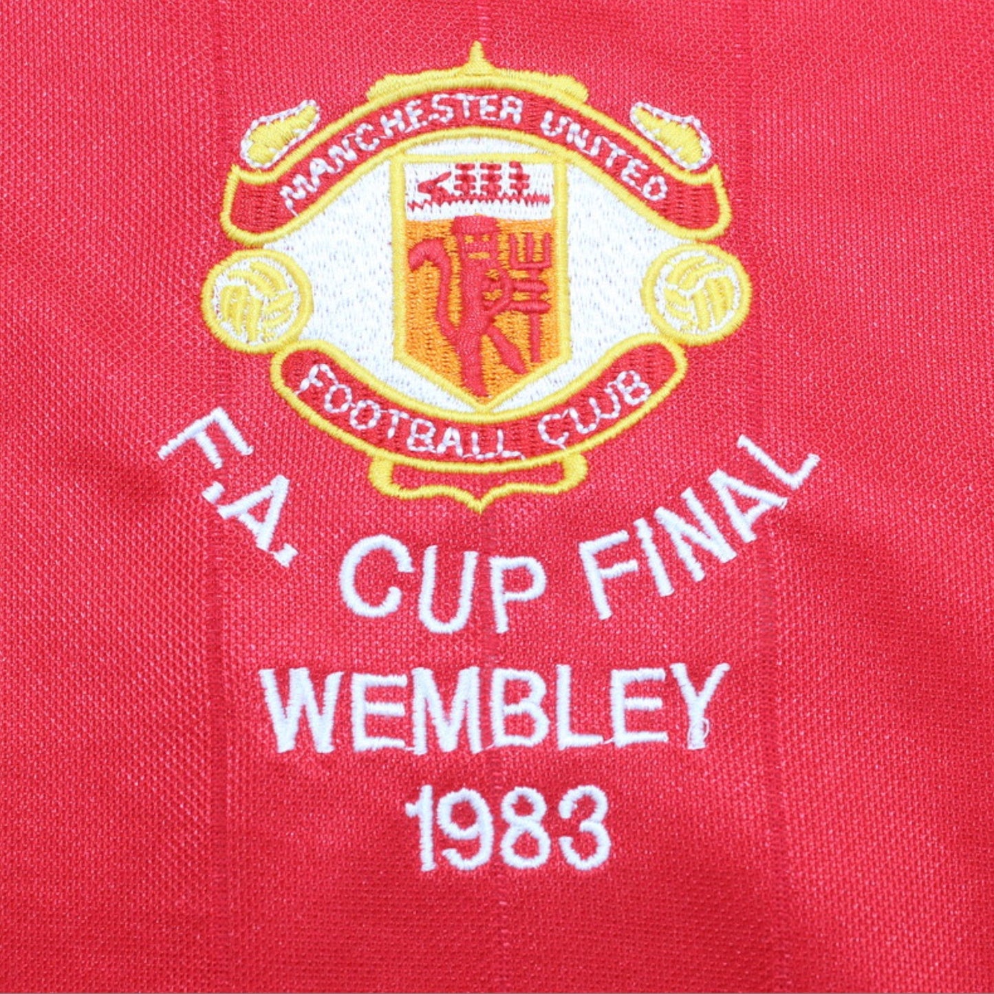 Camiseta Manchester United 1983-1984 Titular Final FA Cup