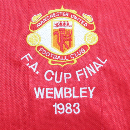 Camiseta Manchester United 1983-1984 Titular Final FA Cup