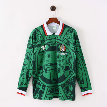 Camiseta México 1998 Titular Manga Larga
