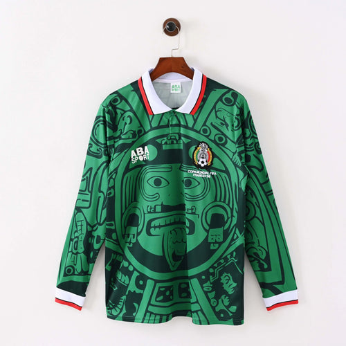 Camiseta México 1998 Titular Manga Larga