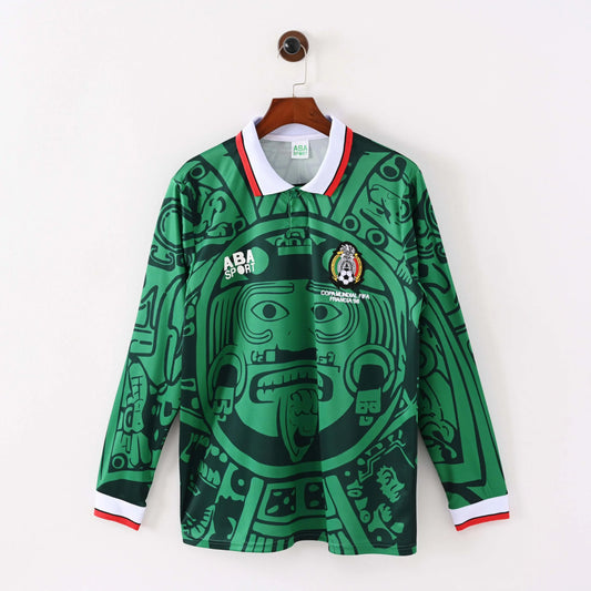 Camiseta México 1998 Titular Manga Larga