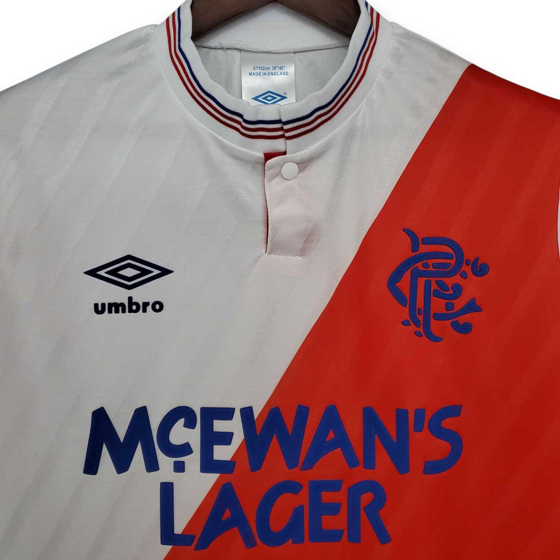 Camiseta Rangers 1987-1988 Visitante