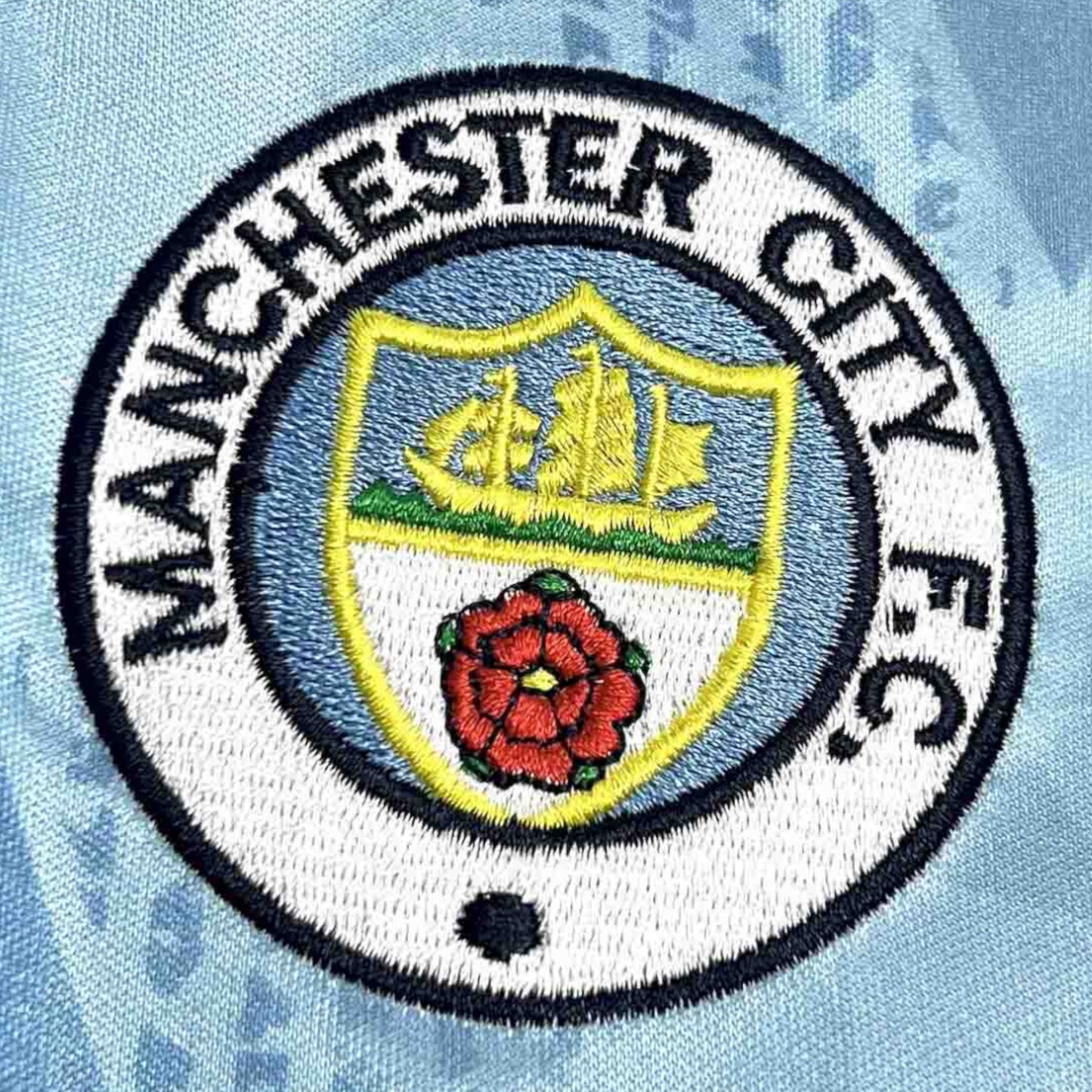 Manchester City Trikot 1989-1990 Heim