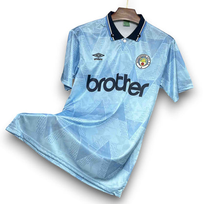 Manchester City Trikot 1989-1990 Heim