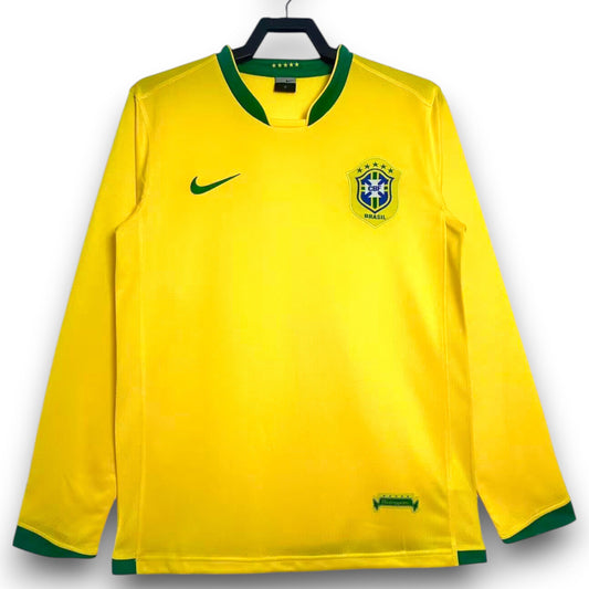 Camiseta Brasil 2006 Titular Manga larga